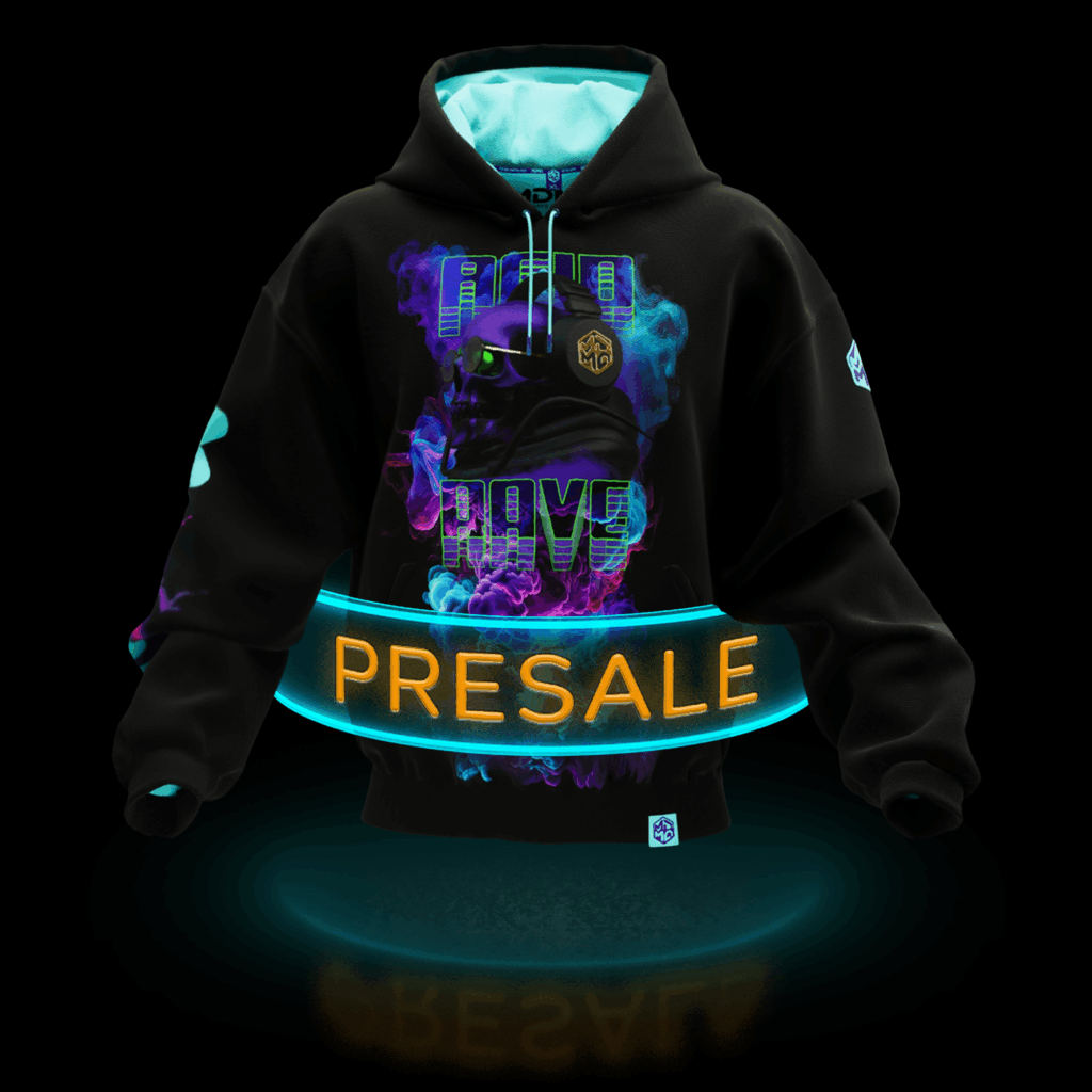 Acidrave Hoodie Black